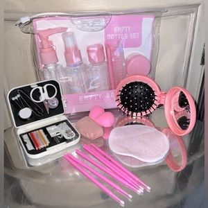 Travel set #8 in Macaroon Colors! all in one package, 19 pieces Light weight!